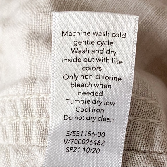 Athleta Womens‎ Cabo Linen Joggers 12 Camo Athletic Travel Lightweight Plus Size - Picture 10 of 15